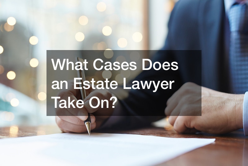 What Cases Does an Estate Lawyer Take On?